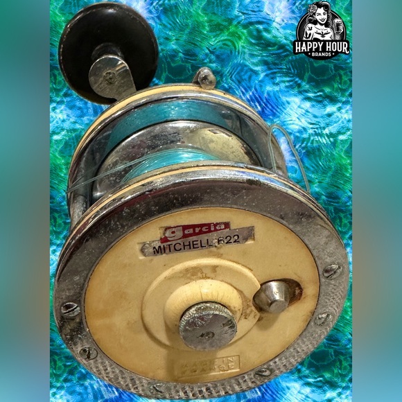 Nice Vintage Garcia Mitchell 622 Saltwater Fishing Reel Made In France - Picture 4 of 4